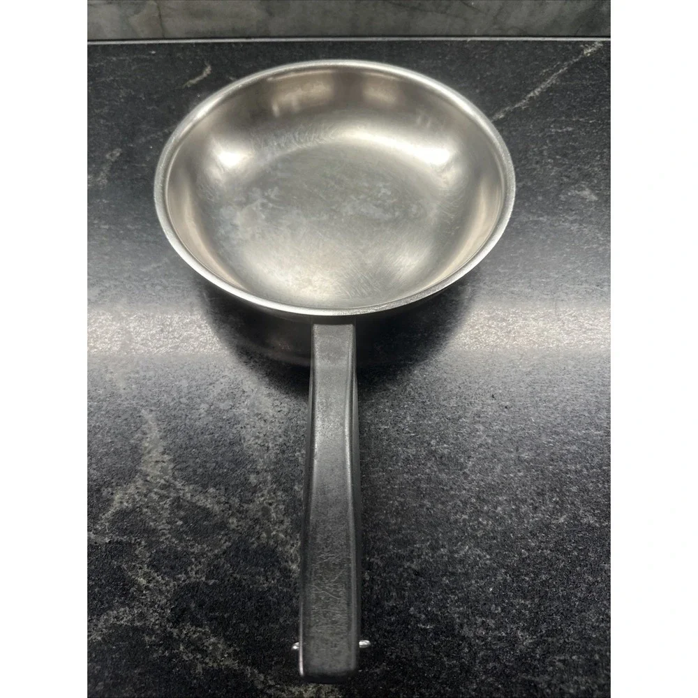 Vintage Stainless Steel Frying Pan 9